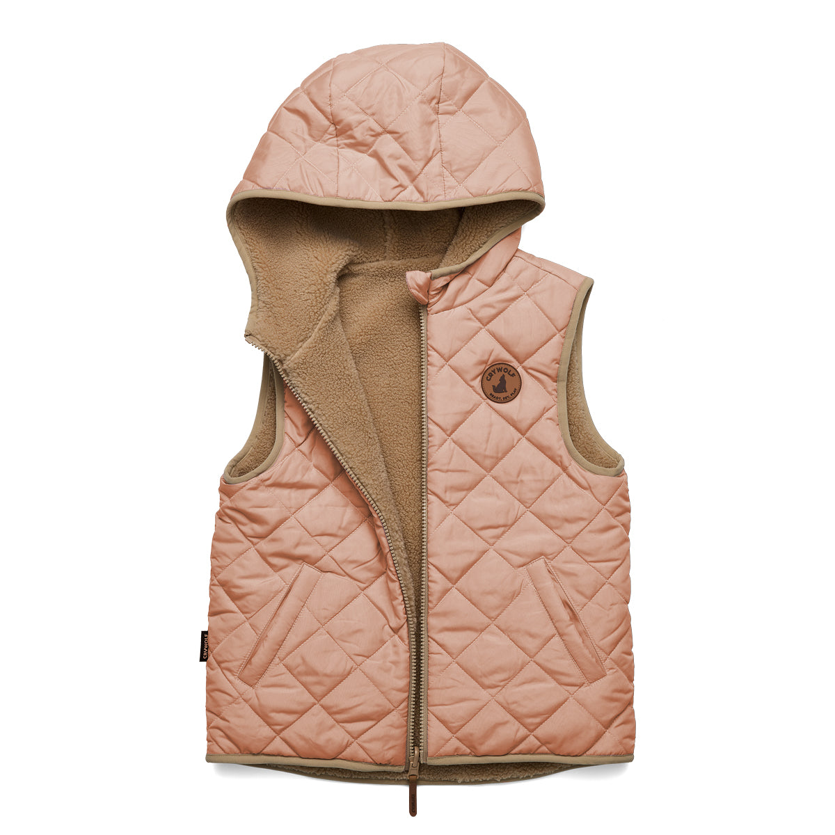 Reversible Yeti Vest Terracotta/Camel