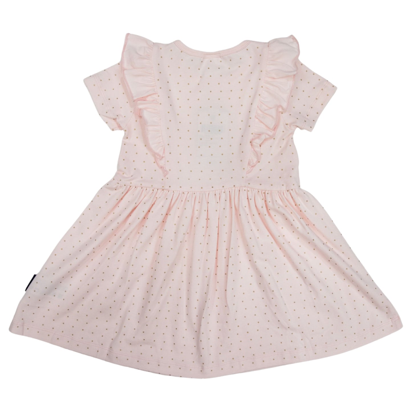 Korango Gold Spot Cotton Frill Dress